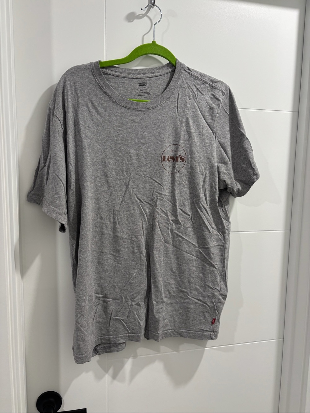 Levi's Gray Short Sleeve Logo Tee